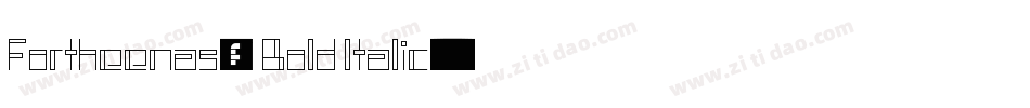 Fortheenas_01 Bold Italic字体转换